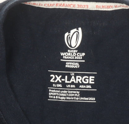 Rugby World Cup 2023 Scotland Navy Cotton Men's 2XL T-Shirt
