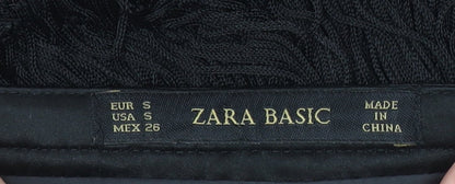 Womens UK Size S Zara Basic Mini Chiffon Skirt