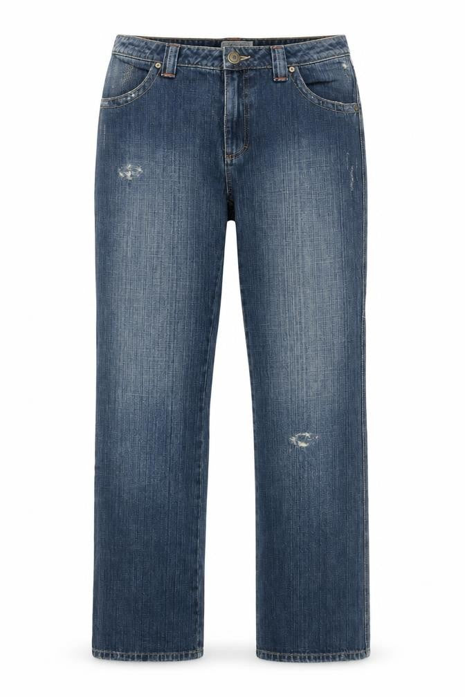 Womens UK Size 12 JEP'S Regular Fit Straight Blue Jeans