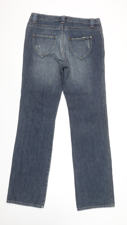 Womens UK Size 12 JEP'S Regular Fit Straight Blue Jeans