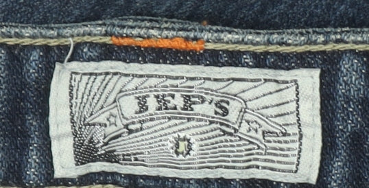 Womens UK Size 12 JEP'S Regular Fit Straight Blue Jeans