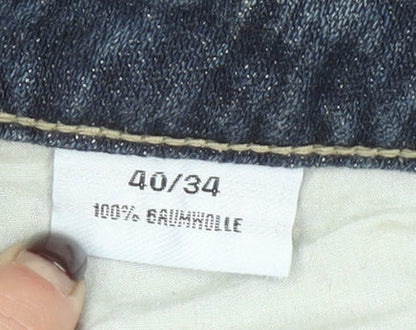Womens UK Size 12 JEP'S Regular Fit Straight Blue Jeans