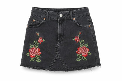 Womens UK Size 8 Topshop Mini Denim Skirt