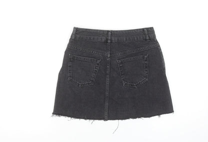 Womens UK Size 8 Topshop Mini Denim Skirt