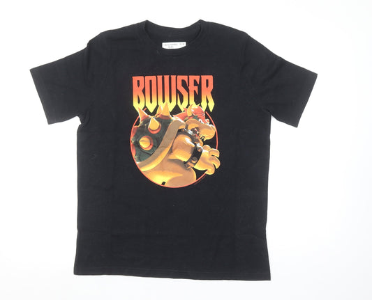 Boys UK Size 15-16 Years abercrombie kids Black Basic T-Shirt