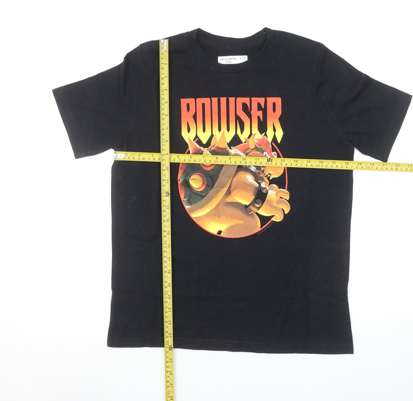 Boys UK Size 15-16 Years abercrombie kids Black Basic T-Shirt