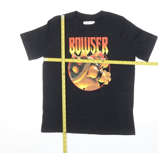 Boys UK Size 15-16 Years abercrombie kids Black Basic T-Shirt