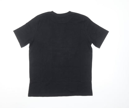 Boys UK Size 15-16 Years abercrombie kids Black Basic T-Shirt