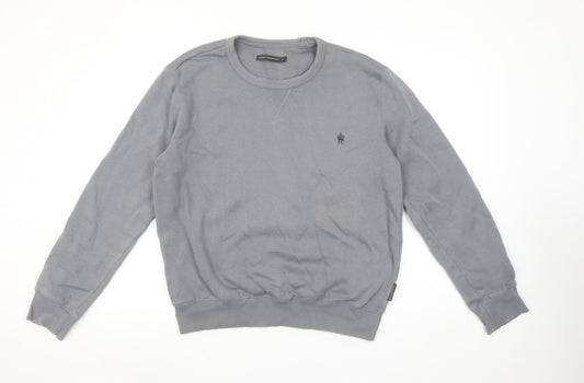 Mens UK Size M French Connection Grey Pullover Sweatshirt