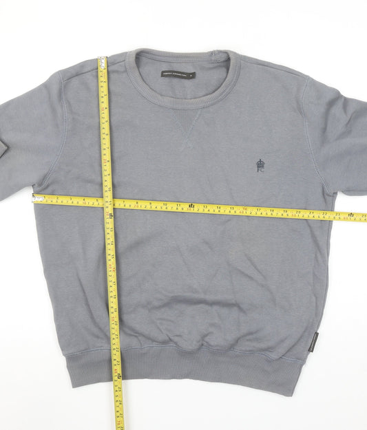 Mens UK Size M French Connection Grey Pullover Sweatshirt