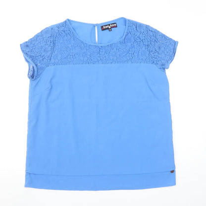 Womens UK Size 14 Rant & Rave Blue Tunic Blouse