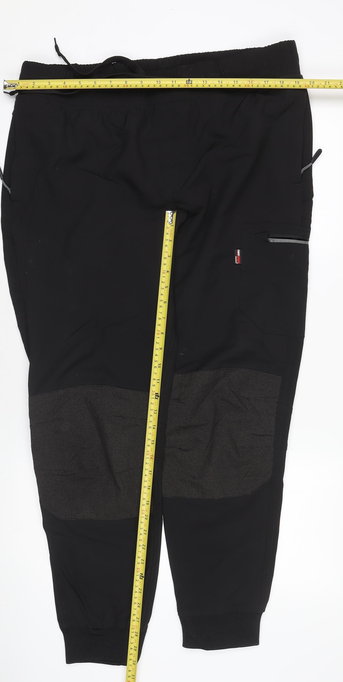 Tuff Stuff Mens Black 2XL Jogger Trousers Softshell Workwear