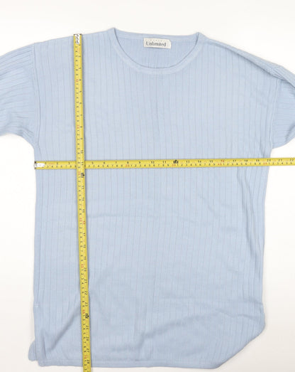 Womens UK Size M Unlimited Blue Pullover Jumper