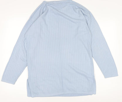 Womens UK Size M Unlimited Blue Pullover Jumper