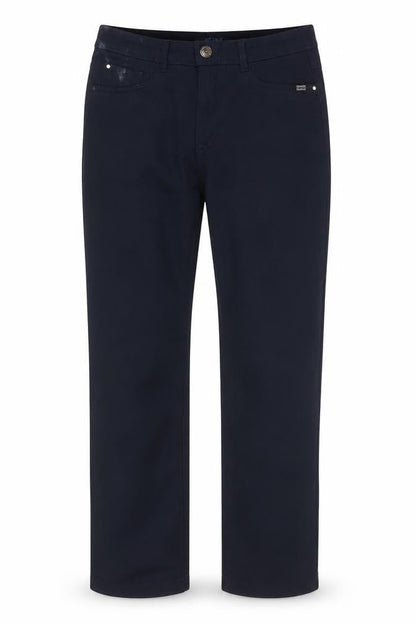 Womens UK Size 8 FDJ French Dressing Jeans Slim Fit Chino Blue Trousers