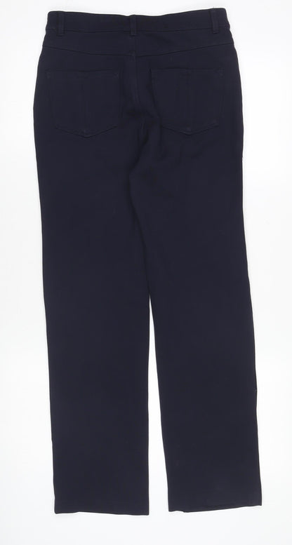 Womens UK Size 8 FDJ French Dressing Jeans Slim Fit Chino Blue Trousers