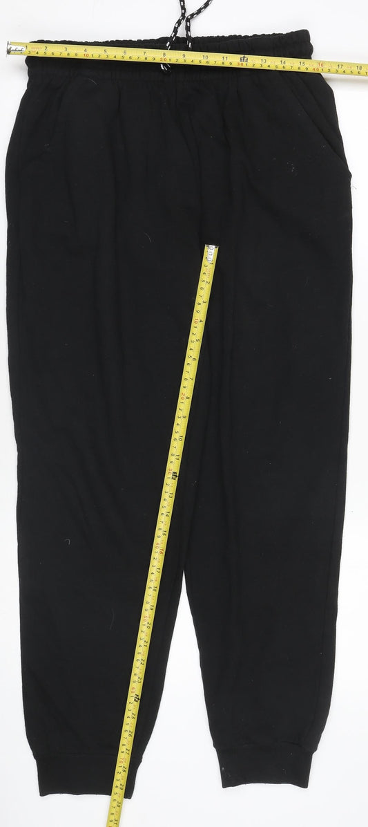 Alphar One Mens Black XL Jogger Sweatpants with Drawstring Waist