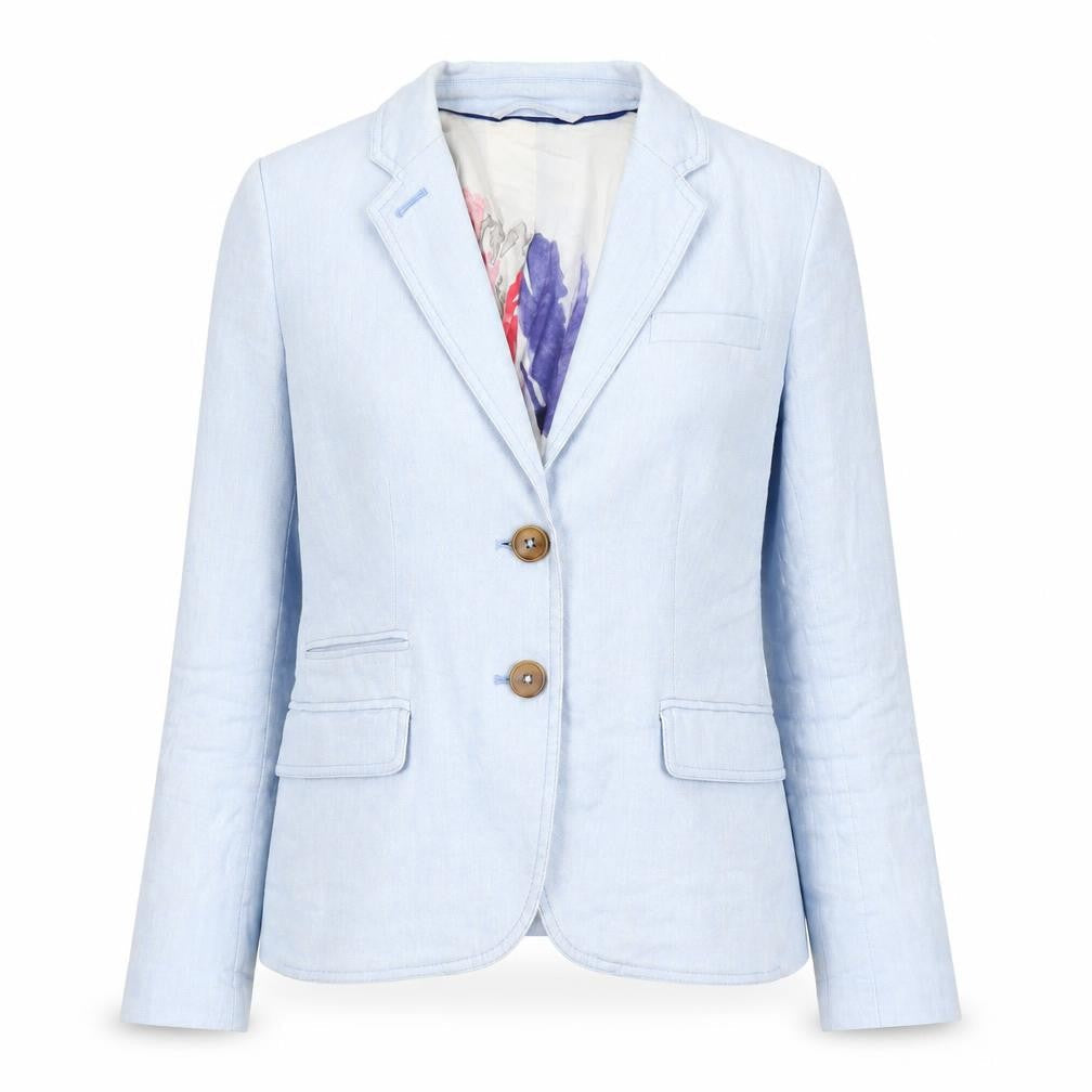 Womens UK Size 8 Joules Blue Basic Jacket