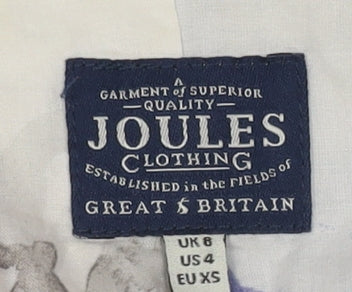 Womens UK Size 8 Joules Blue Basic Jacket