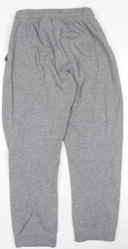 Nike Girls Grey XL Fleece Jogger Sweatpants with Elastic Waist