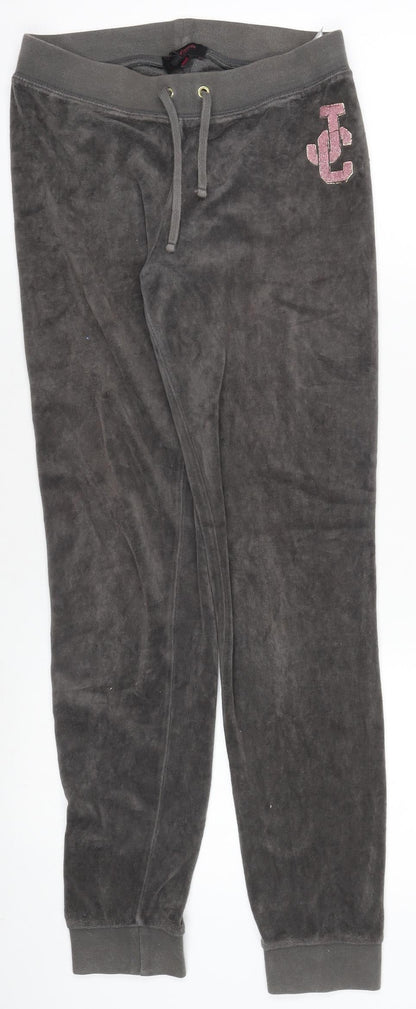Girls UK Size 18 Years Juicy Couture Regular Fit Jogger Grey Trousers