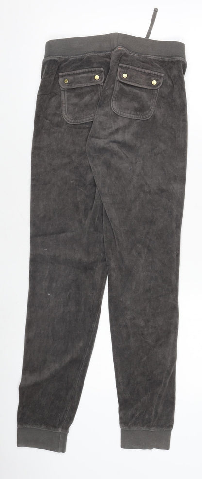 Girls UK Size 18 Years Juicy Couture Regular Fit Jogger Grey Trousers