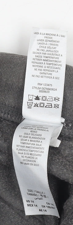 Girls UK Size 18 Years Juicy Couture Regular Fit Jogger Grey Trousers