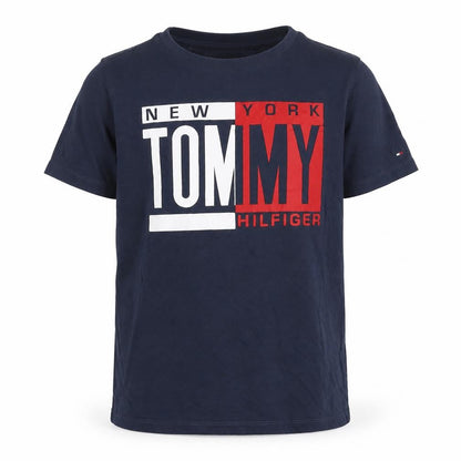 Boys UK Size 164 Tommy Hilfiger Blue Basic T-Shirt