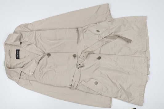 Betty Barclay Women Beige Size 14 Belted Trench Coat