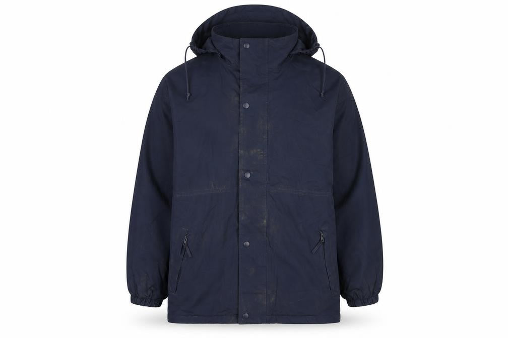 Mens UK Size S Result Blue Rain Coat