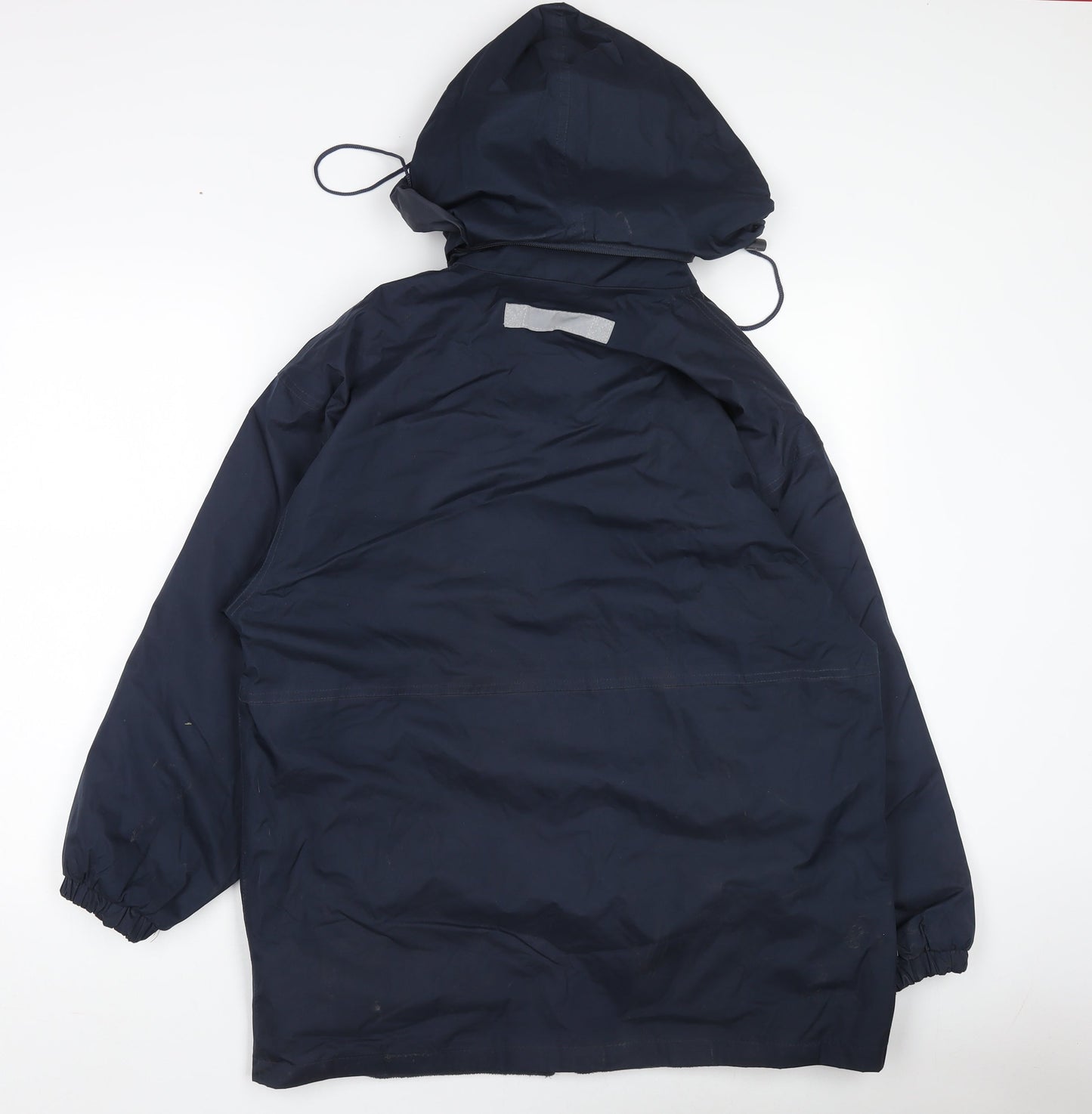 Mens UK Size S Result Blue Rain Coat