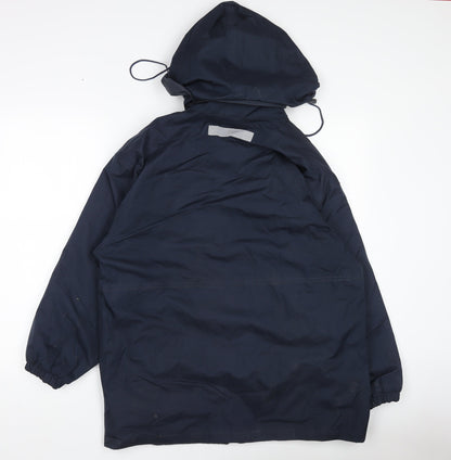 Mens UK Size S Result Blue Rain Coat