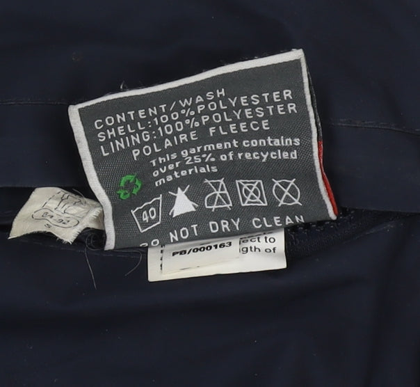 Mens UK Size S Result Blue Rain Coat