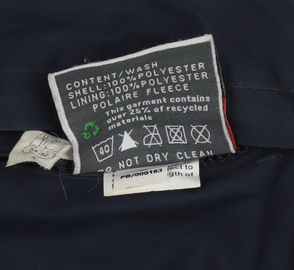 Mens UK Size S Result Blue Rain Coat