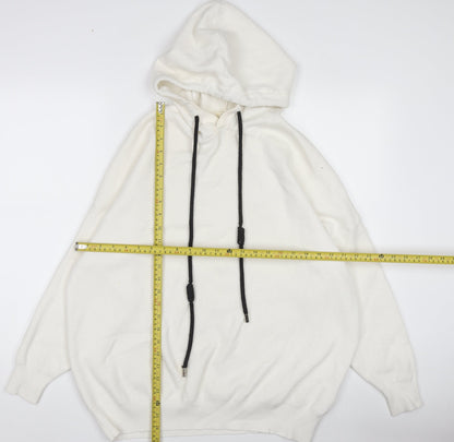 Womens UK Size M MULVYHU White Pullover Jumper