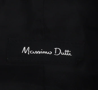 Womens UK Size M Massimo Dutti Regular Black Blazer