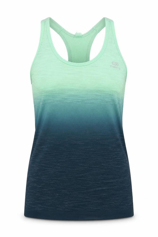 Womens UK Size XS Kalenji Green Running & Jogging Gym & Training Fitness Tank