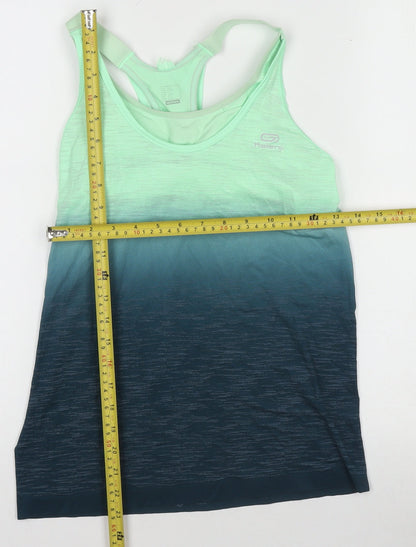 Womens UK Size XS Kalenji Green Running & Jogging Gym & Training Fitness Tank