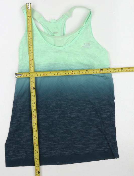 Womens UK Size XS Kalenji Green Running & Jogging Gym & Training Fitness Tank