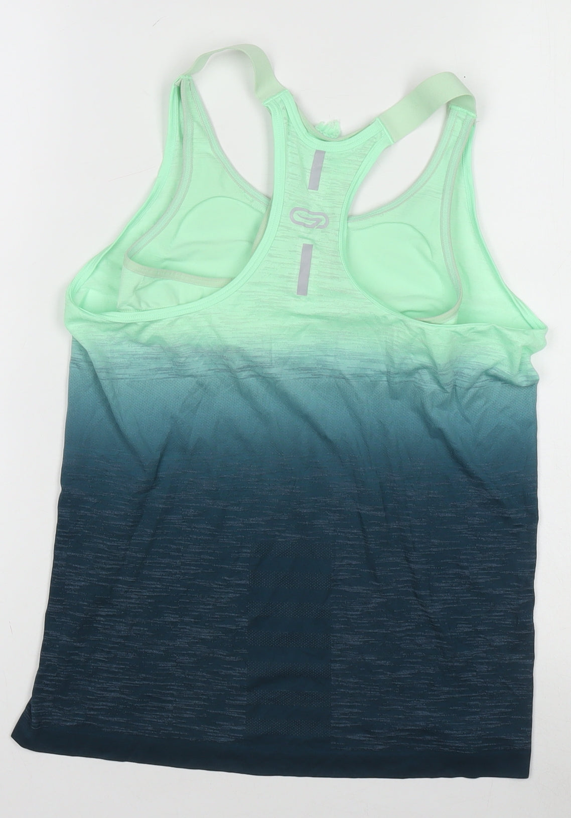 Womens UK Size XS Kalenji Green Running & Jogging Gym & Training Fitness Tank
