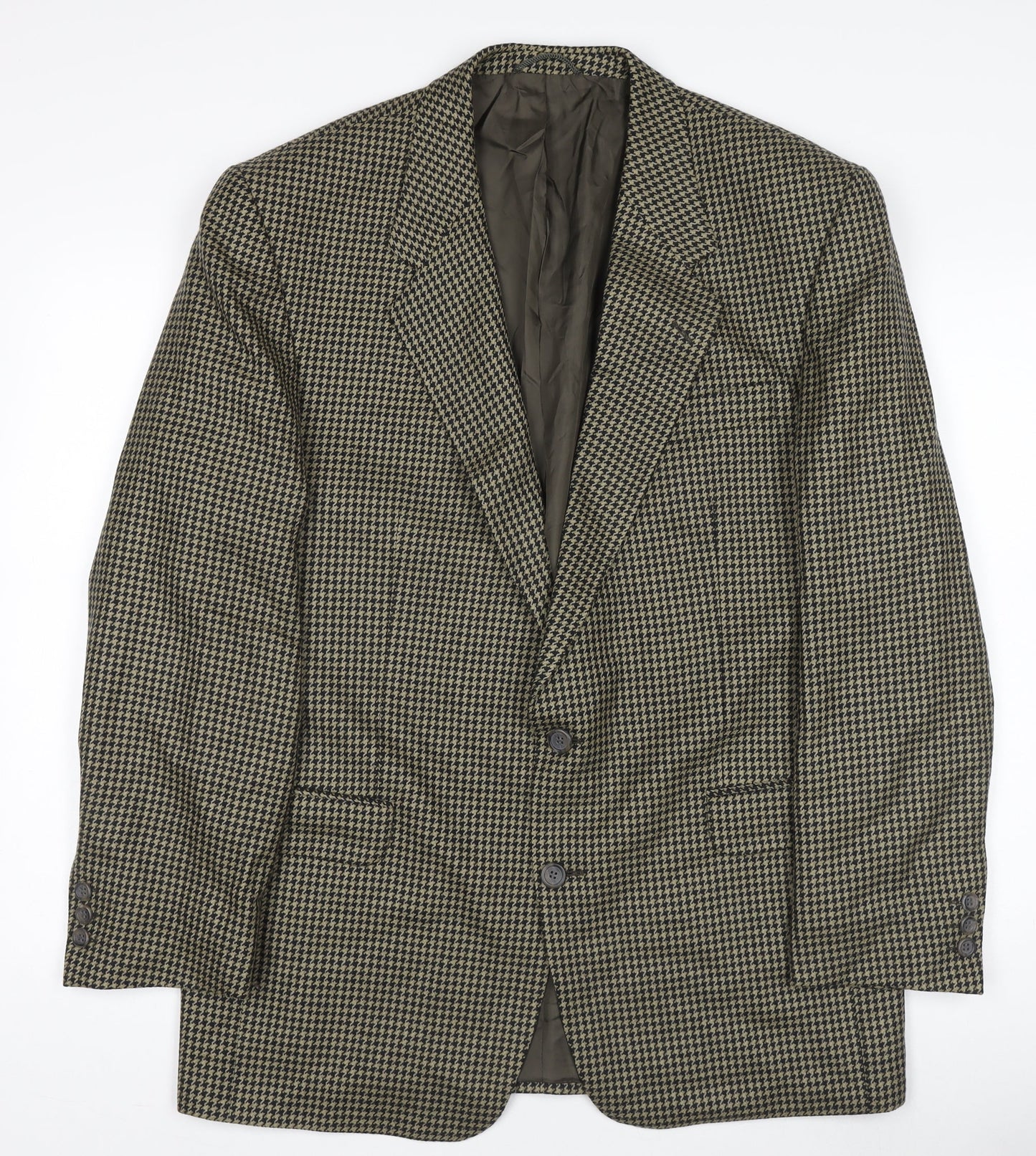 Mens UK Size 42 Bruno Kirches by Roy Robson Regular Brown Suit Jacket