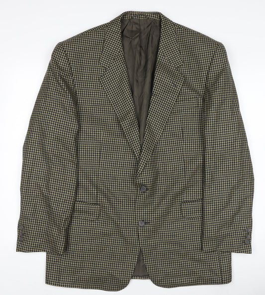 Mens UK Size 42 Bruno Kirches by Roy Robson Regular Brown Suit Jacket