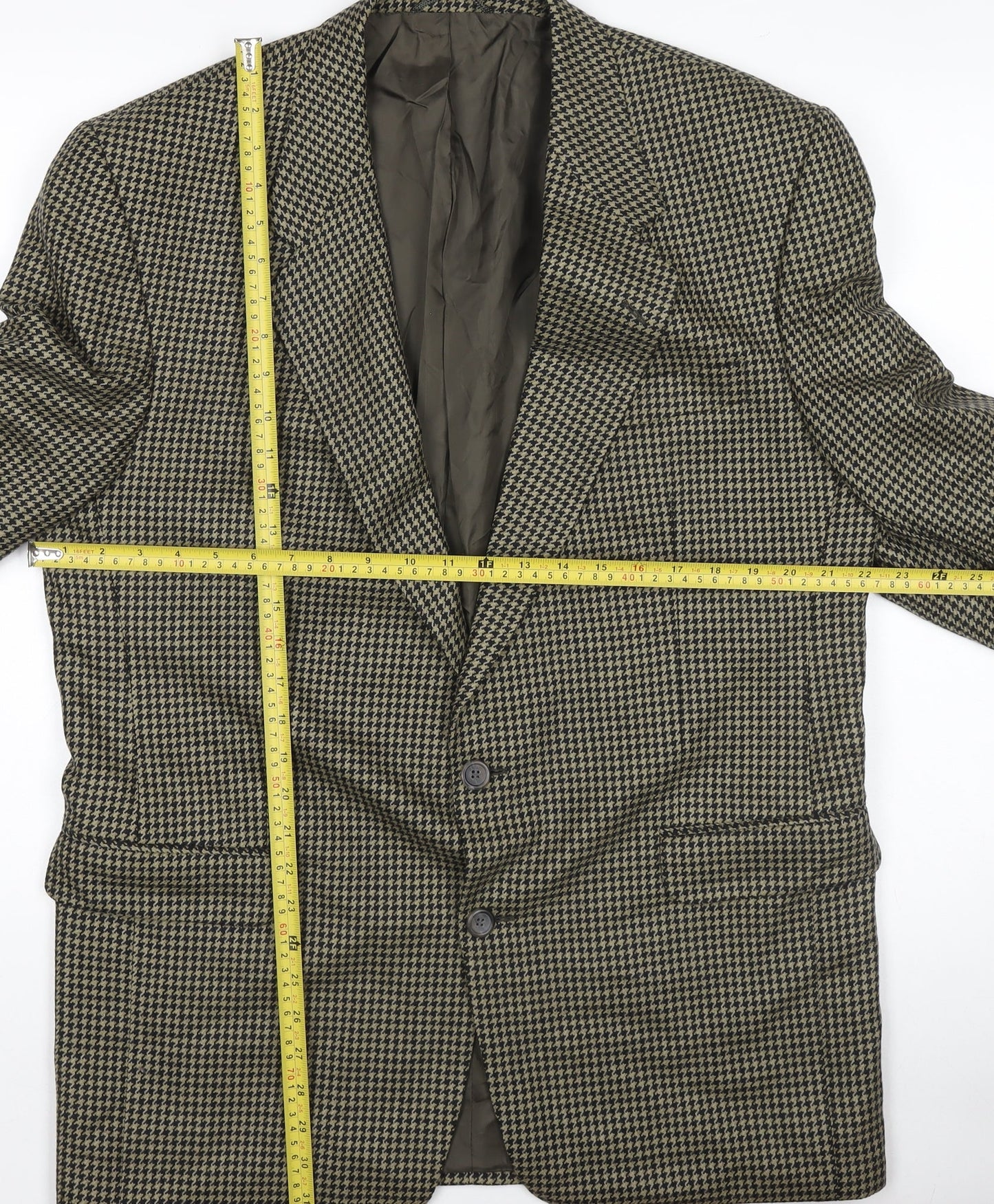 Mens UK Size 42 Bruno Kirches by Roy Robson Regular Brown Suit Jacket