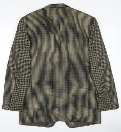 Mens UK Size 42 Bruno Kirches by Roy Robson Regular Brown Suit Jacket