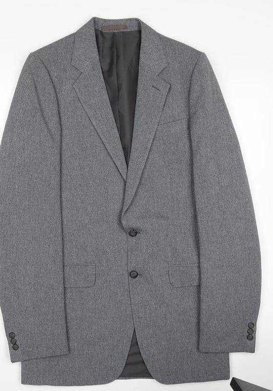 Mens UK Size 34 High & Mighty Big & Tall Grey Suit Jacket