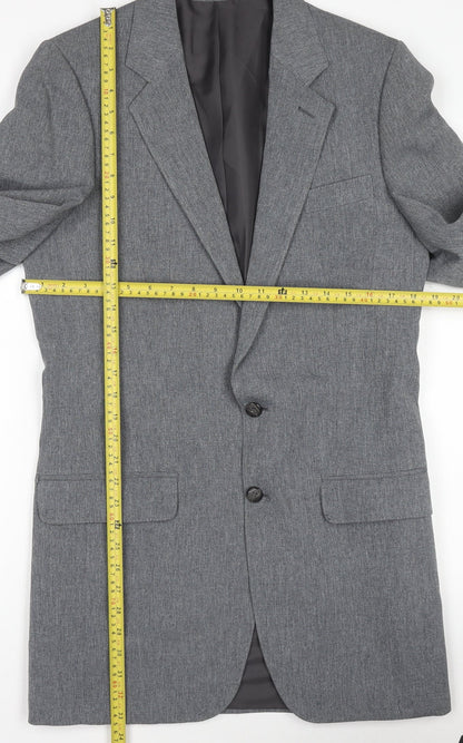 Mens UK Size 34 High & Mighty Big & Tall Grey Suit Jacket