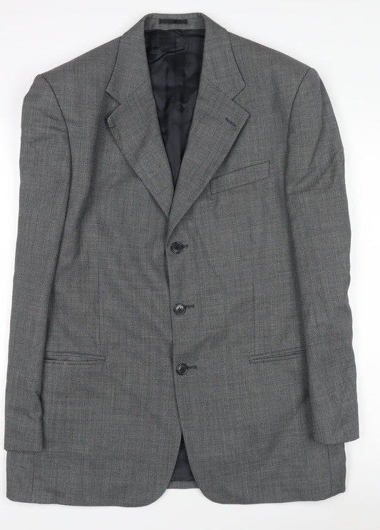 Mens UK Size 42 Savoy Taylors Guild Regular Grey Suit Jacket