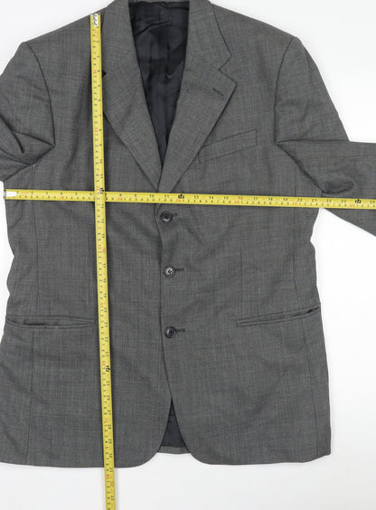Mens UK Size 42 Savoy Taylors Guild Regular Grey Suit Jacket
