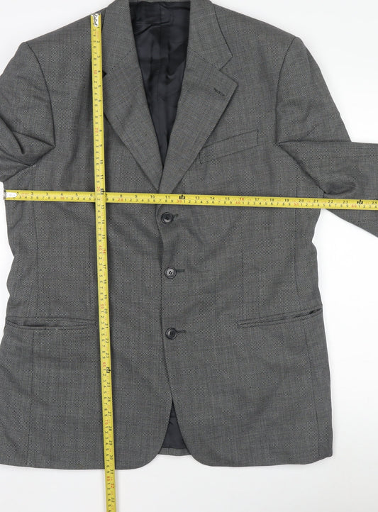 Mens UK Size 42 Savoy Taylors Guild Regular Grey Suit Jacket