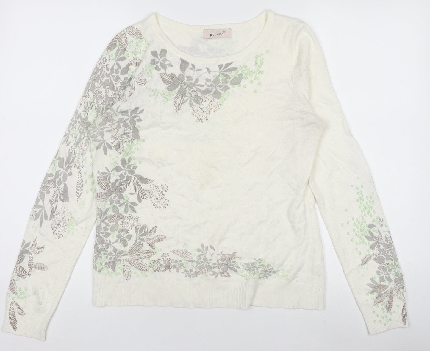 Womens UK Size M Marks and Spencer Ivory Pullover Jumper